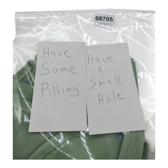 Lululemon Top Women 8 Green Tank Racerback Sportswear Athleisure Crossfit Gym - Picture 6 of 6